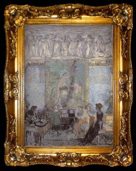 framed  Edouard Vuillard Library, ta009-2