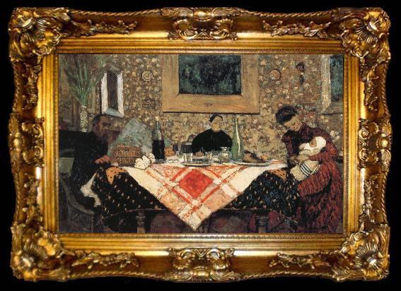 framed  Edouard Vuillard Family Lunch, ta009-2