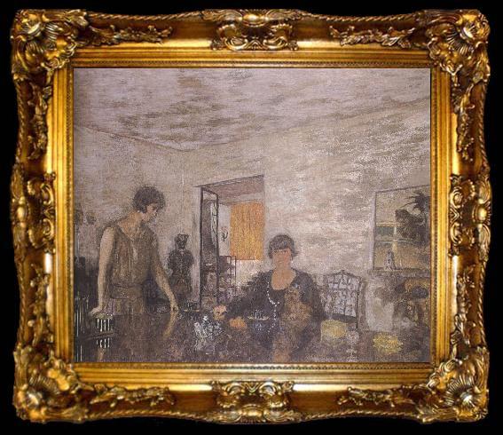 framed  Edouard Vuillard Black tea cups, ta009-2