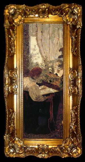 framed  Edouard Vuillard Embroidery, ta009-2