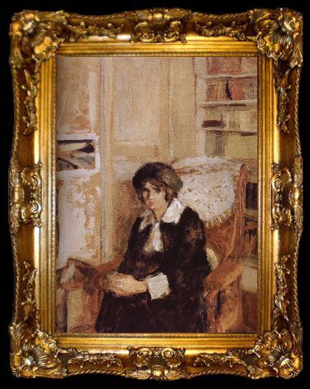 framed  Edouard Vuillard Lucy Pauline Viardot family in, ta009-2