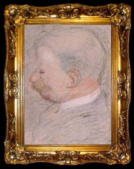 framed  Edouard Vuillard Man portrait, ta009-2