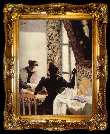 framed  Edouard Vuillard Threading, ta009-2