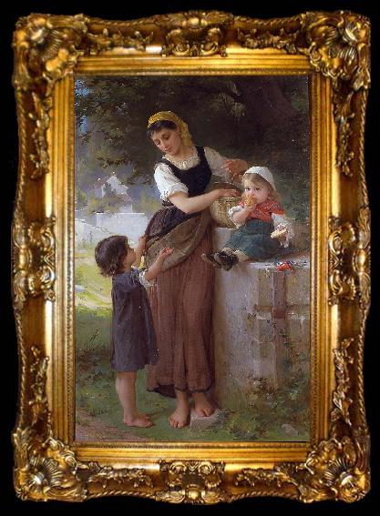 framed  Emile Munier May I Have One Too, ta009-2
