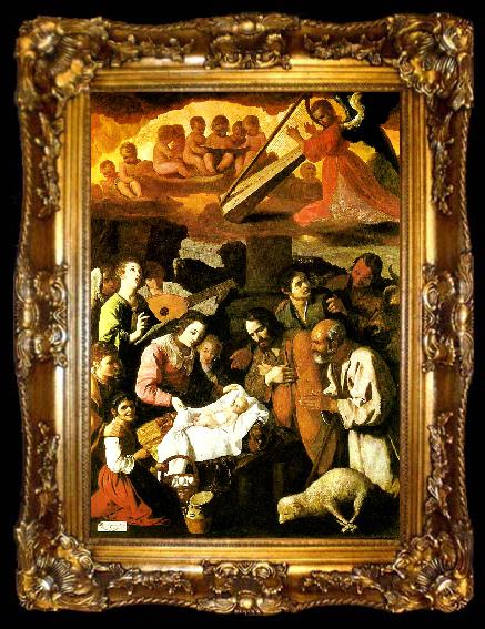 framed  Francisco de Zurbaran the shepherds, worship, ta009-2