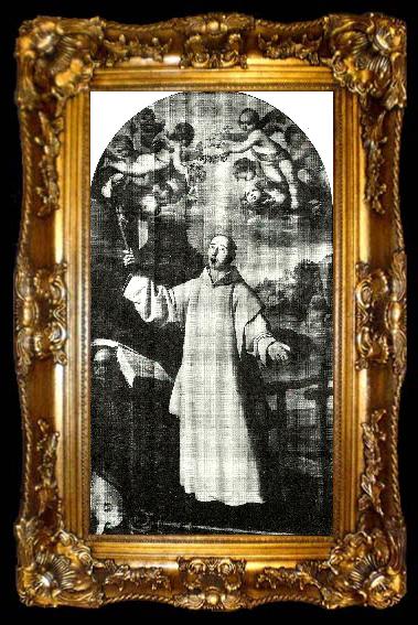 framed  Francisco de Zurbaran bruno in ecstasy, ta009-2