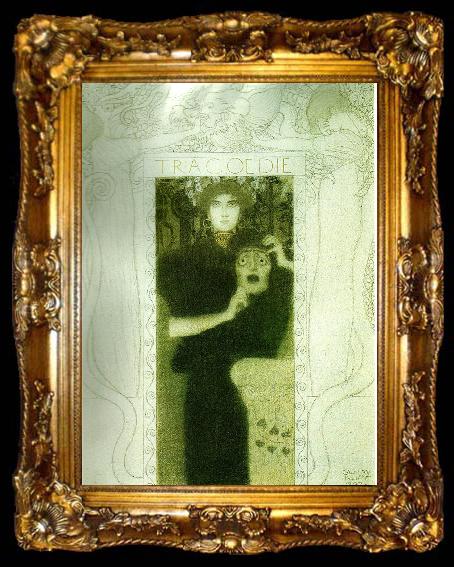 framed  Gustav Klimt tragedin, ta009-2