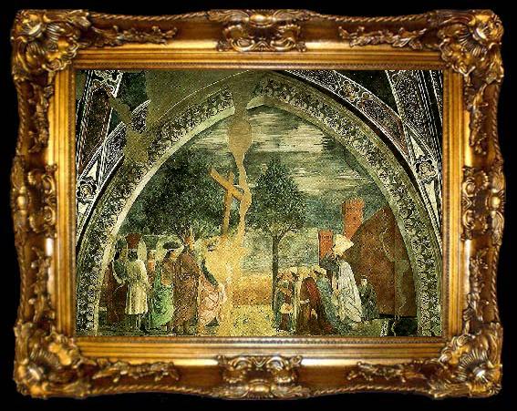 framed  Piero della Francesca legend of the true cross, ta009-2