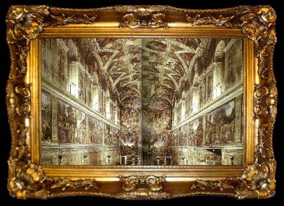 framed  Raphael the sistine chapel, ta009-2