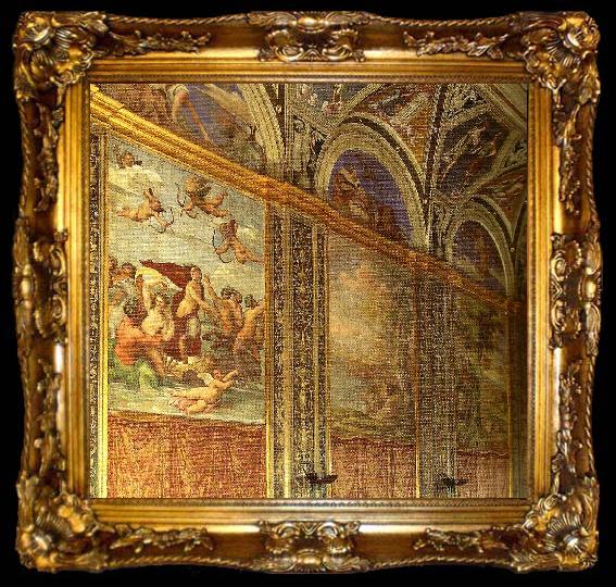 framed  Raphael interior of the villa farnesina, ta009-2
