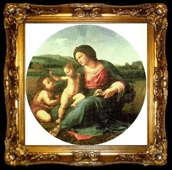 framed  Raphael alba  madonna, ta009-2