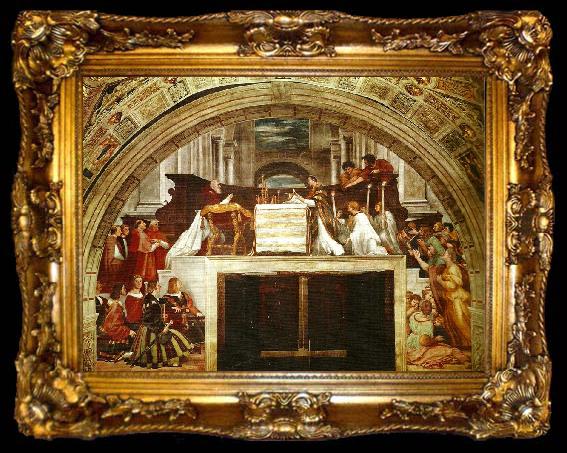 framed  Raphael mass at bolsena, ta009-2