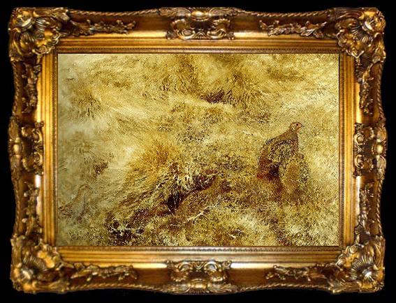 framed  bruno liljefors rapphonskull, ta009-2
