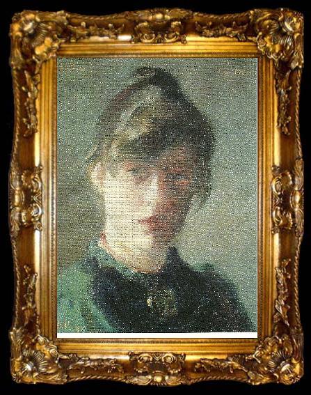 framed  marie kroyer selvportraet, ta009-2