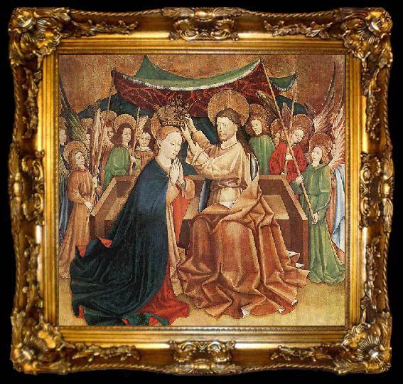 framed  unknow artist Coronation of Mary, ta009-2