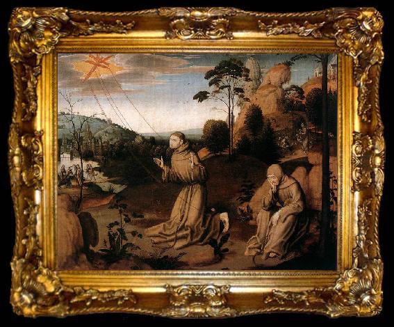framed  unknow artist St Francis Altarpiece, ta009-2