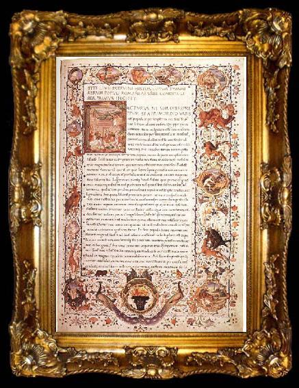 framed  unknow artist Livius Codex around, ta009-2