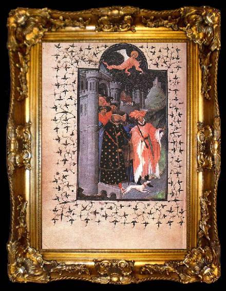 framed  unknow artist Small Book of Hours of Duke Berry, ta009-2