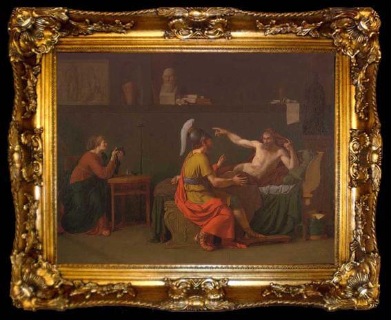 framed  AUGUSTIN, Jacques-Jean-Baptiste Anaxagoras and Pericles, ta009-2