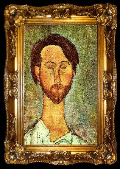 framed  Amedeo Modigliani portratt av doktor, ta009-2