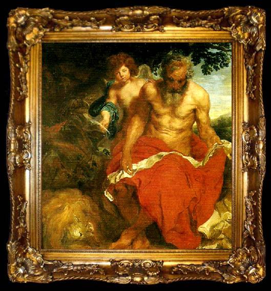 framed  Anthony Van Dyck den helige hieronymus, ta009-2