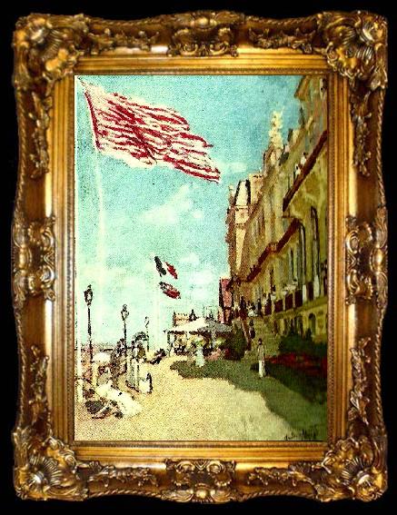 framed  Claude Monet strandhotell, ta009-2