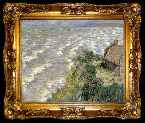 framed  Claude Monet Rising Tide at Pourville (Maree montantea Pourville), ta009-2
