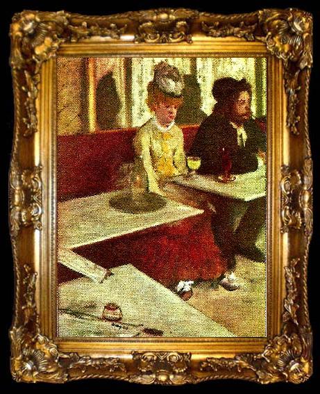 framed  Edgar Degas absint, ta009-2