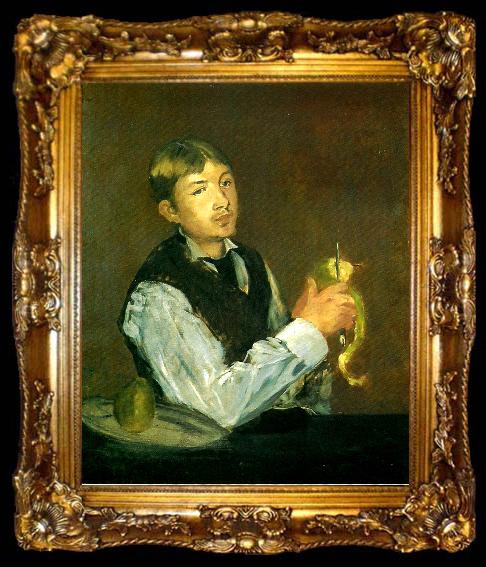 framed  Edouard Manet paronskalaren, ta009-2