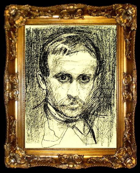 framed  Edvard Munch sigbjorn obstfelder, ta009-2