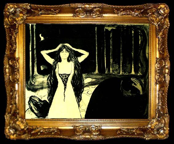 framed  Edvard Munch aska, ta009-2