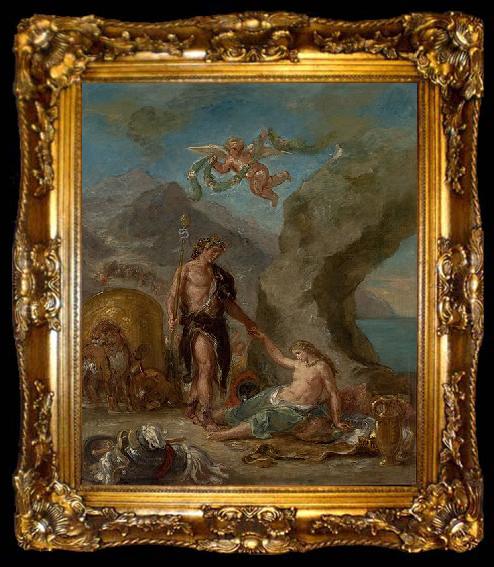 framed  Eugene Delacroix outono, ta009-2