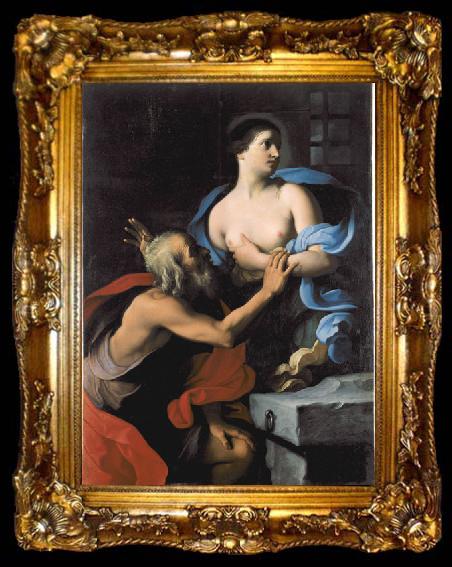framed  Giovanni Domenico Cerrini Carita Romana, ta009-2