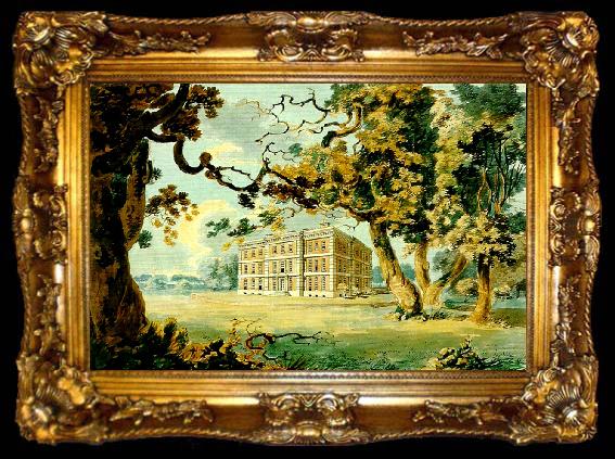 framed  J.M.W.Turner radley hall from the south east, ta009-2