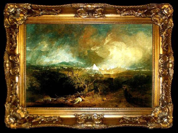 framed  J.M.W.Turner the fifth plague of egypt, ta009-2