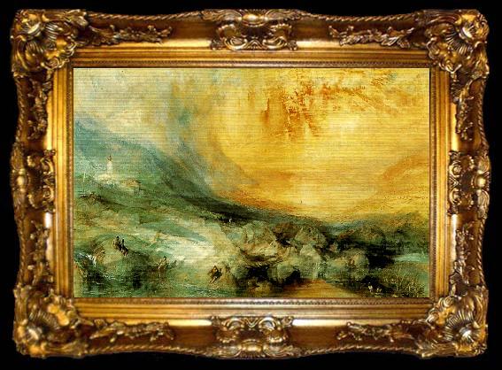 framed  J.M.W.Turner goldau, ta009-2