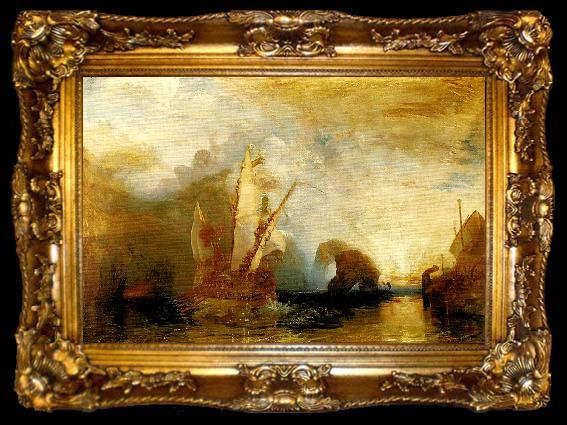 framed  J.M.W.Turner ulysses deriding polyphemus-homer