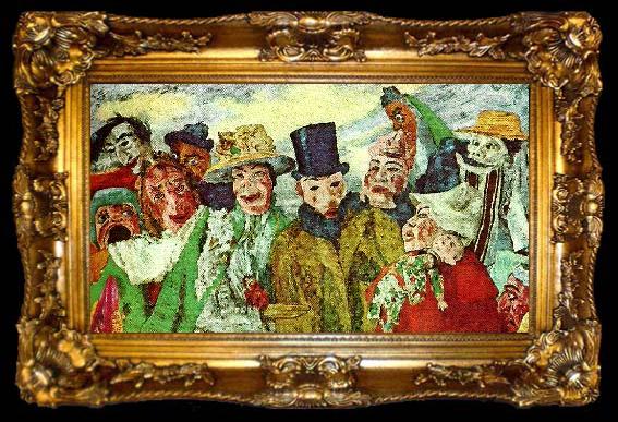 framed  James Ensor intrigen, ta009-2