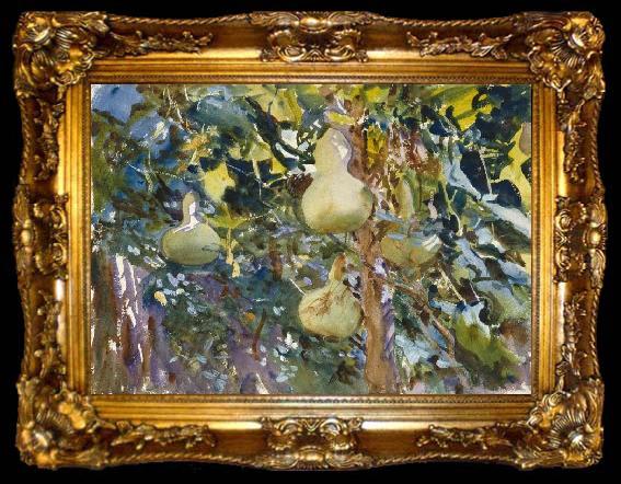 framed  John Singer Sargent Gourds, ta009-2