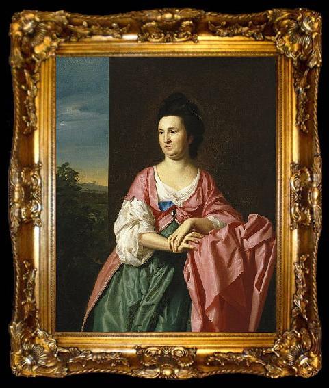 framed  John Singleton Copley Mrs. Sylvester Gardiner, nee Abigail Pickman, formerly Mrs. William Eppes, ta009-2