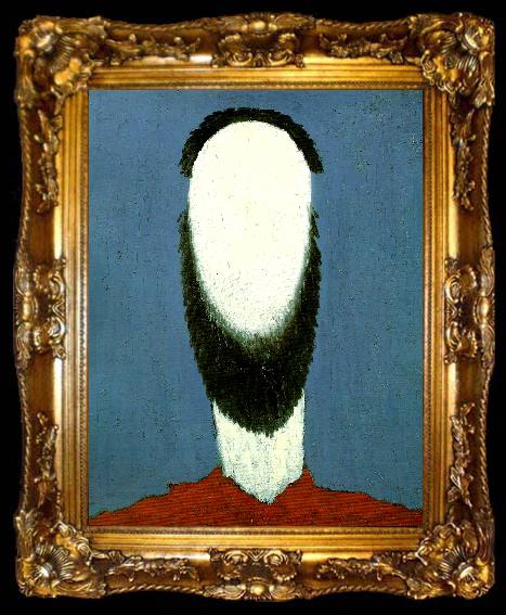 framed  Kazimir Malevich head of a pesant, ta009-2