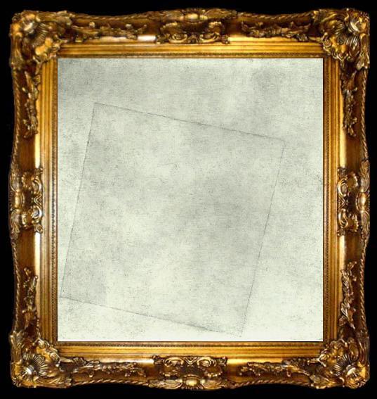 framed  Kazimir Malevich white on white, ta009-2