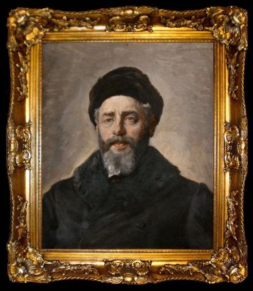 framed  Michael Ancher Henrik Pontoppidan, ta009-2