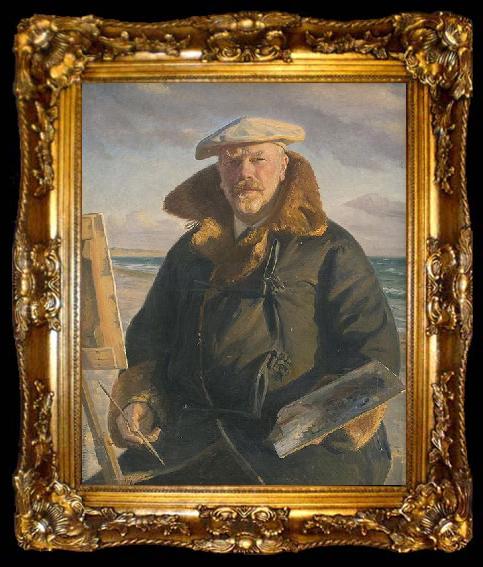 framed  Michael Ancher Self portrait, ta009-2