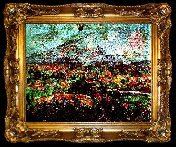 framed  Paul Cezanne beget sainte-victoire, ta009-2