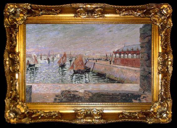framed  Paul Signac port tn bessin, ta009-2
