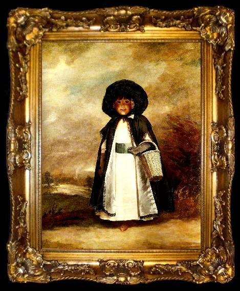 framed  Sir Joshua Reynolds miss crewe, ta009-2