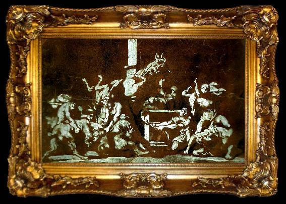 framed  Theodore   Gericault sacrifice antique, ta009-2