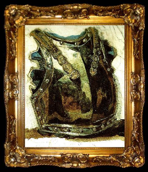 framed  Theodore   Gericault etude de cuirasse, ta009-2