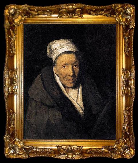 framed  Theodore Gericault A Madwoman and Compulsive Gambler, ta009-2